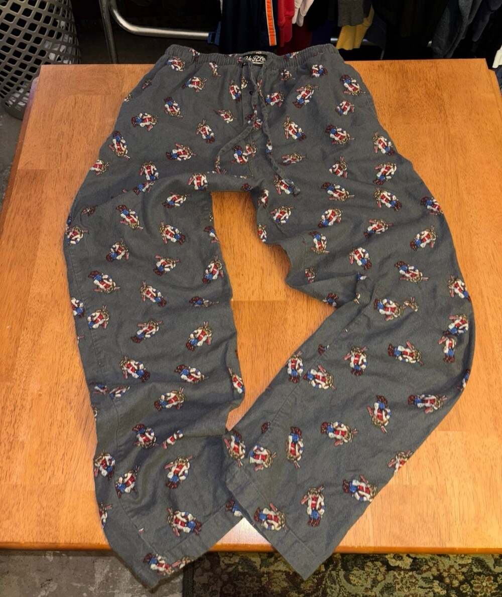 Polo Ralph Lauren Skiing Bear Print Pajama Pants Size Small